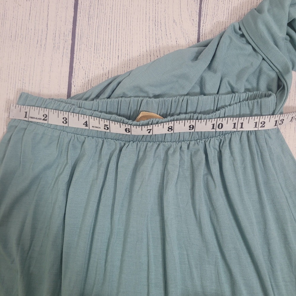 Free‎ People XS Freerest Convertible Maxi Dress Womens Sage Green Wrap Cut-Out - Picture 6 of 10